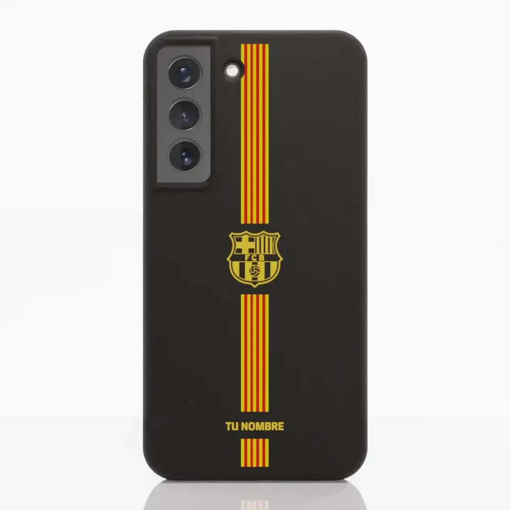 FC Barcelona Official Compostable Phone Case Yellow crest + stripes - Image 31
