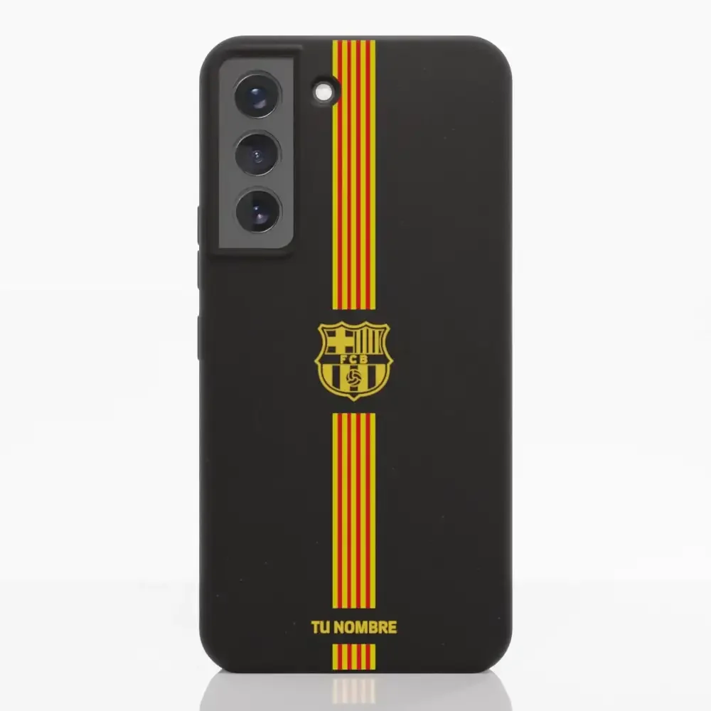 FC Barcelona Official Compostable Phone Case Yellow crest + stripes - Image 32