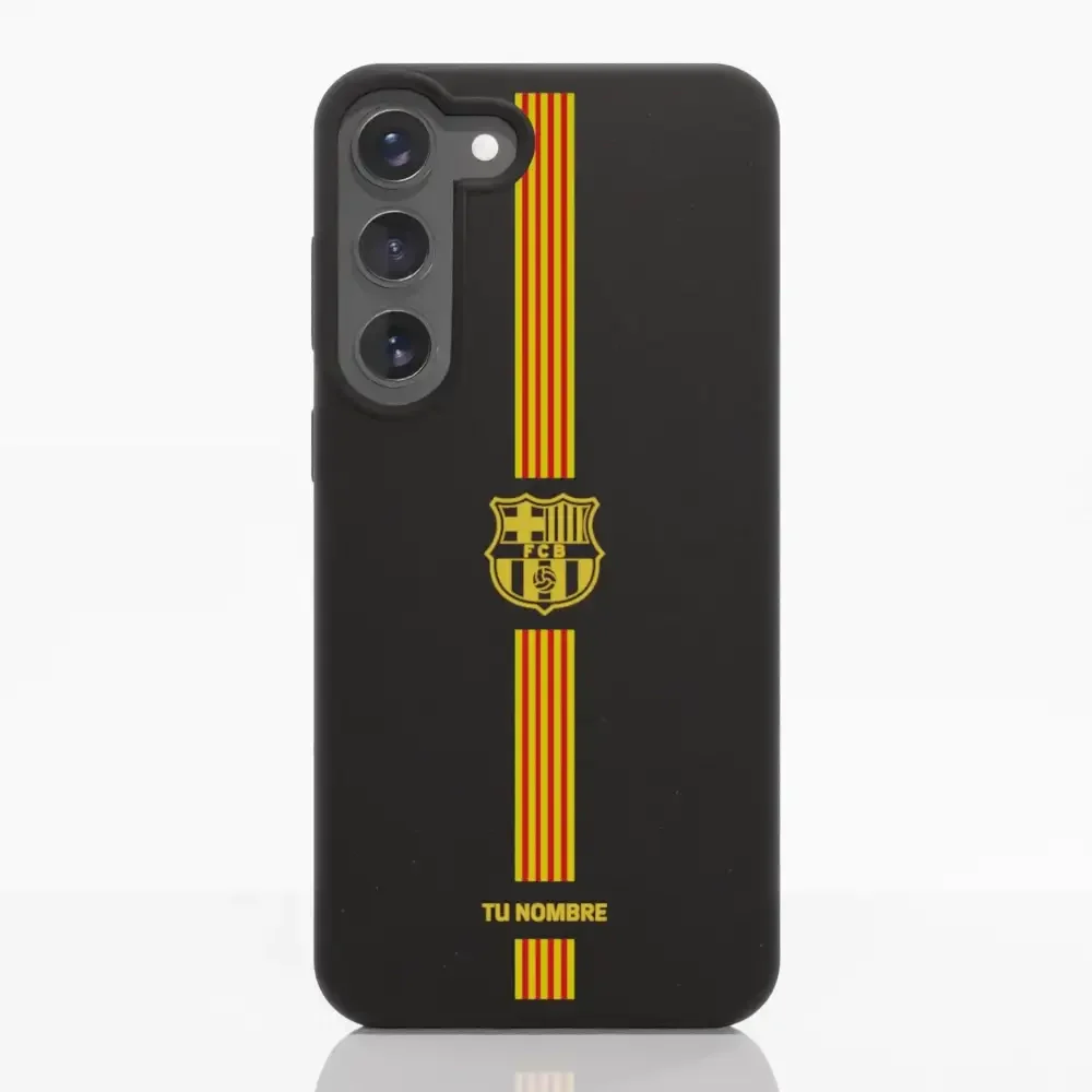 FC Barcelona Official Compostable Phone Case Yellow crest + stripes - Image 34