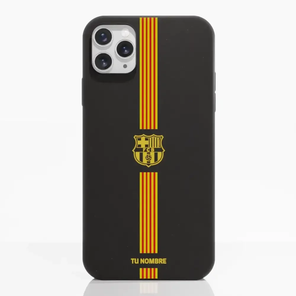 FC Barcelona Official Compostable Phone Case Yellow crest + stripes - Image 40