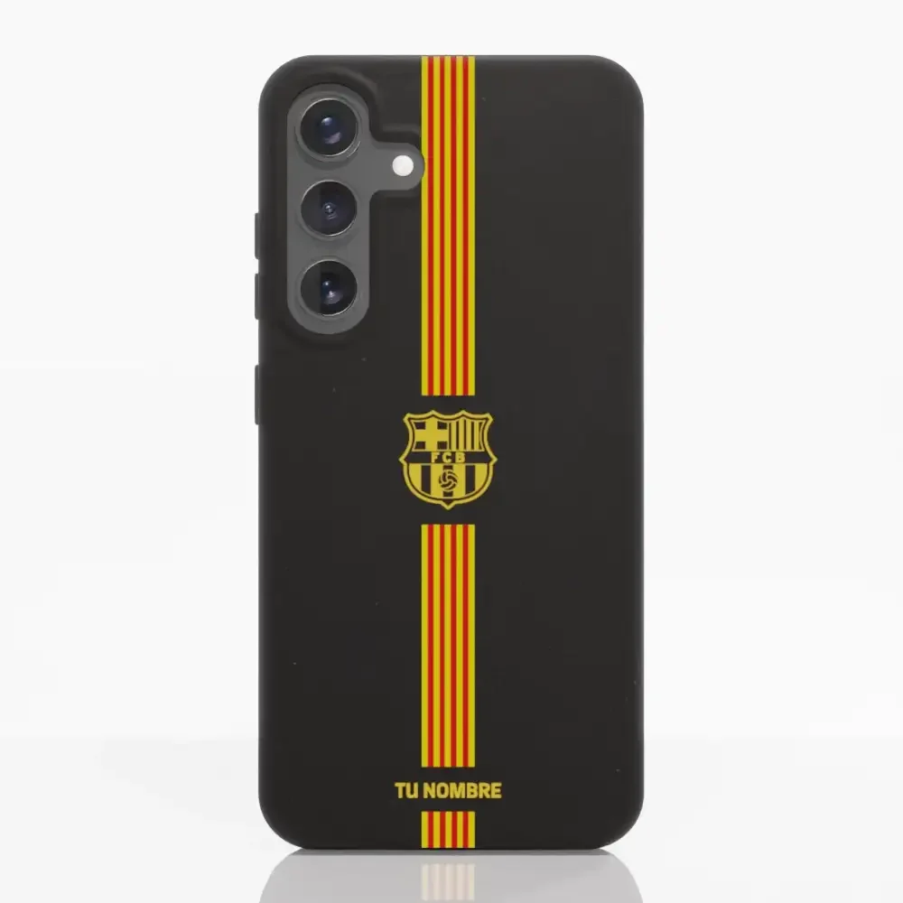 FC Barcelona Official Compostable Phone Case Yellow crest + stripes - Image 76