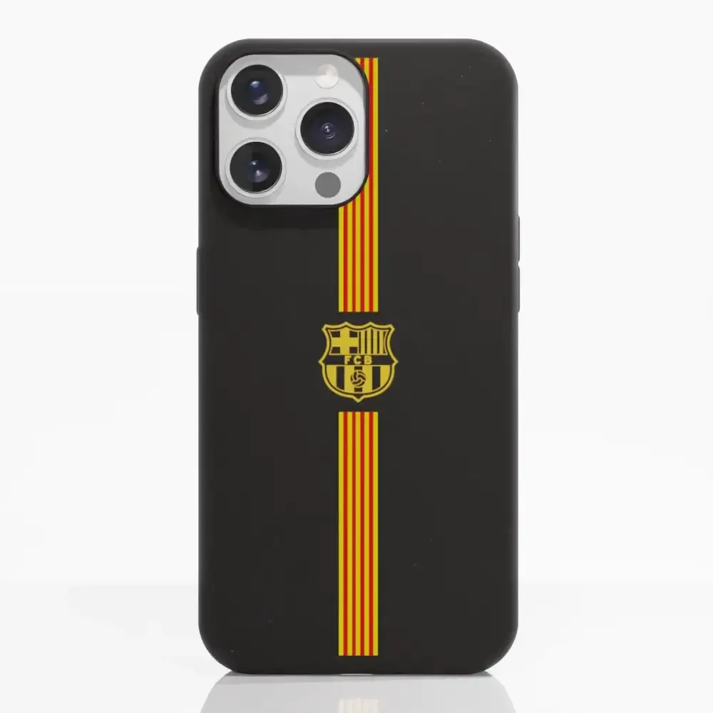 FC Barcelona Official Compostable Phone Case Yellow crest + stripes - Image 11