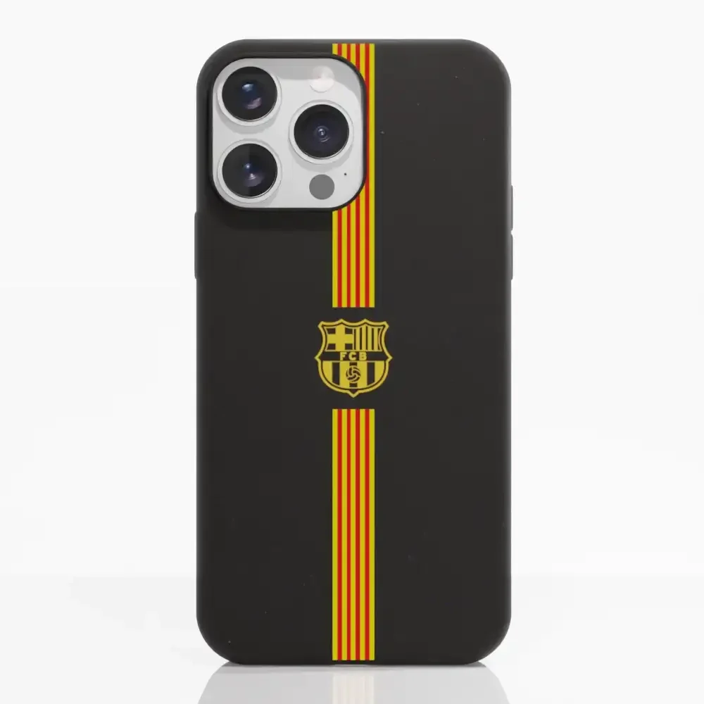 FC Barcelona Official Compostable Phone Case Yellow crest + stripes - Image 12