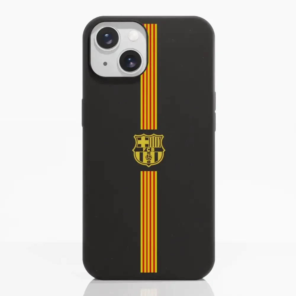 FC Barcelona Official Compostable Phone Case Yellow crest + stripes - Image 13