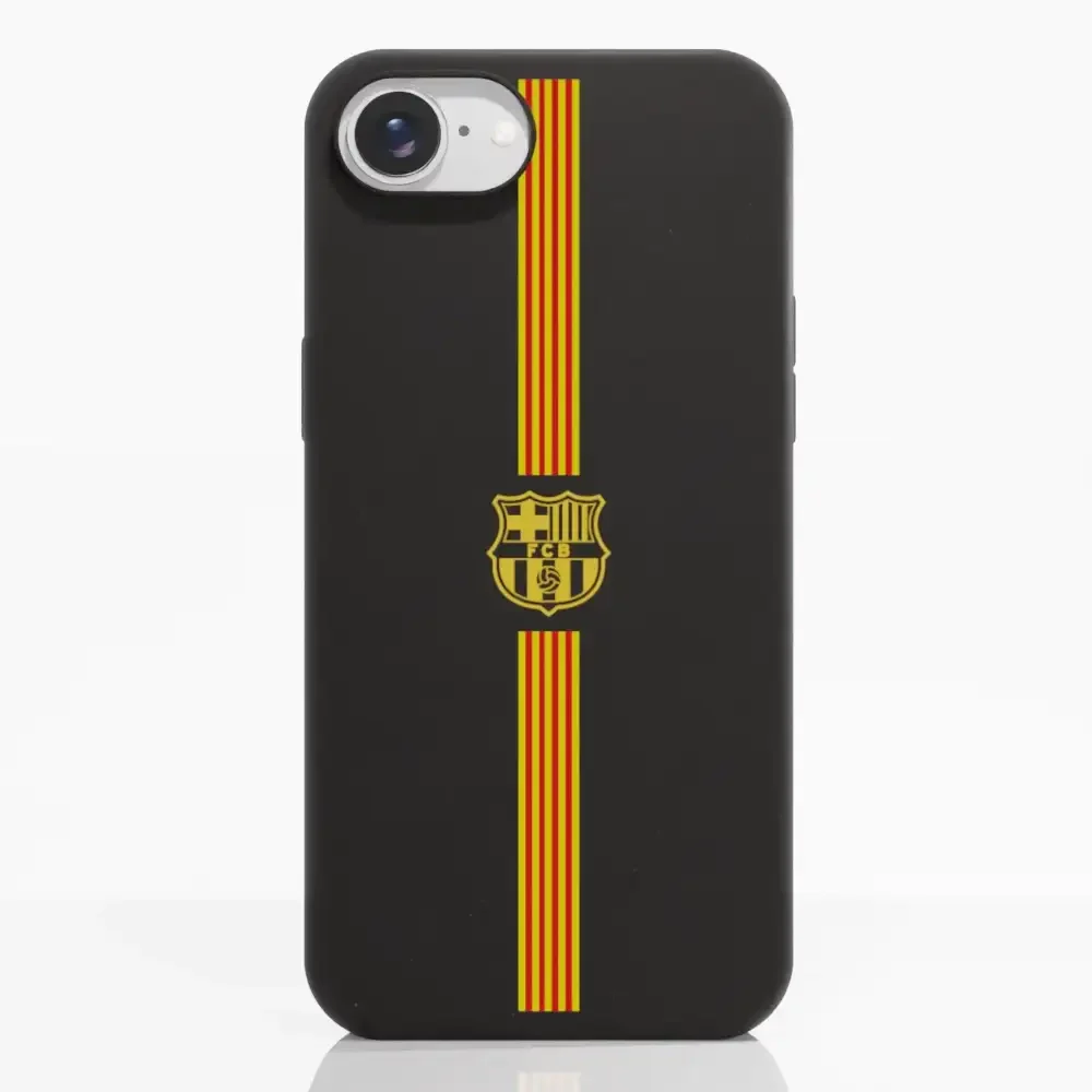 FC Barcelona Official Compostable Phone Case Yellow crest + stripes - Image 18