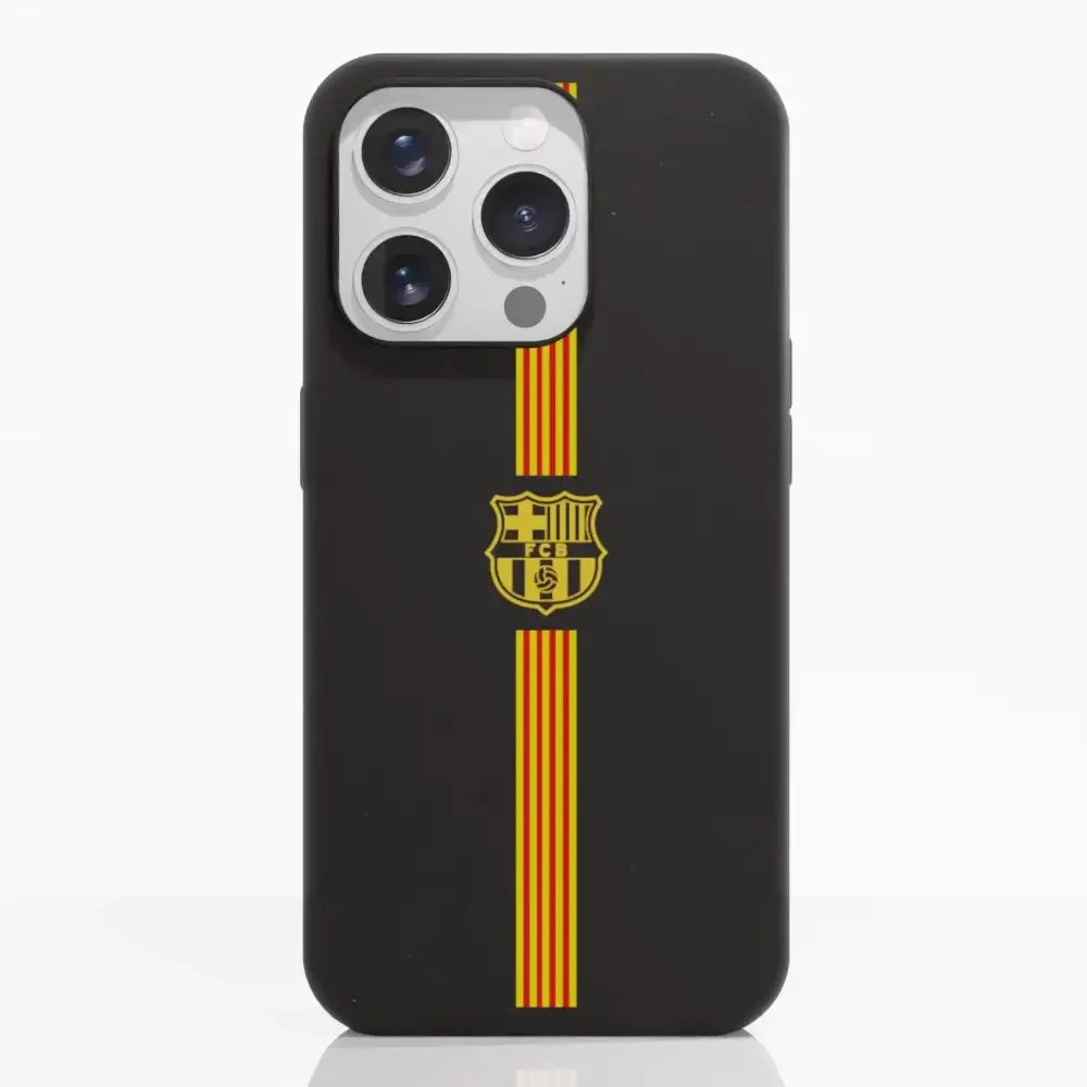 FC Barcelona Official Compostable Phone Case Yellow crest + stripes - Image 20