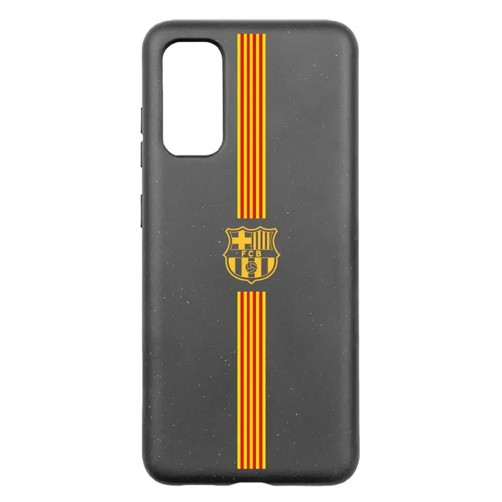 FC Barcelona Official Compostable Phone Case Yellow crest + stripes - Image 25