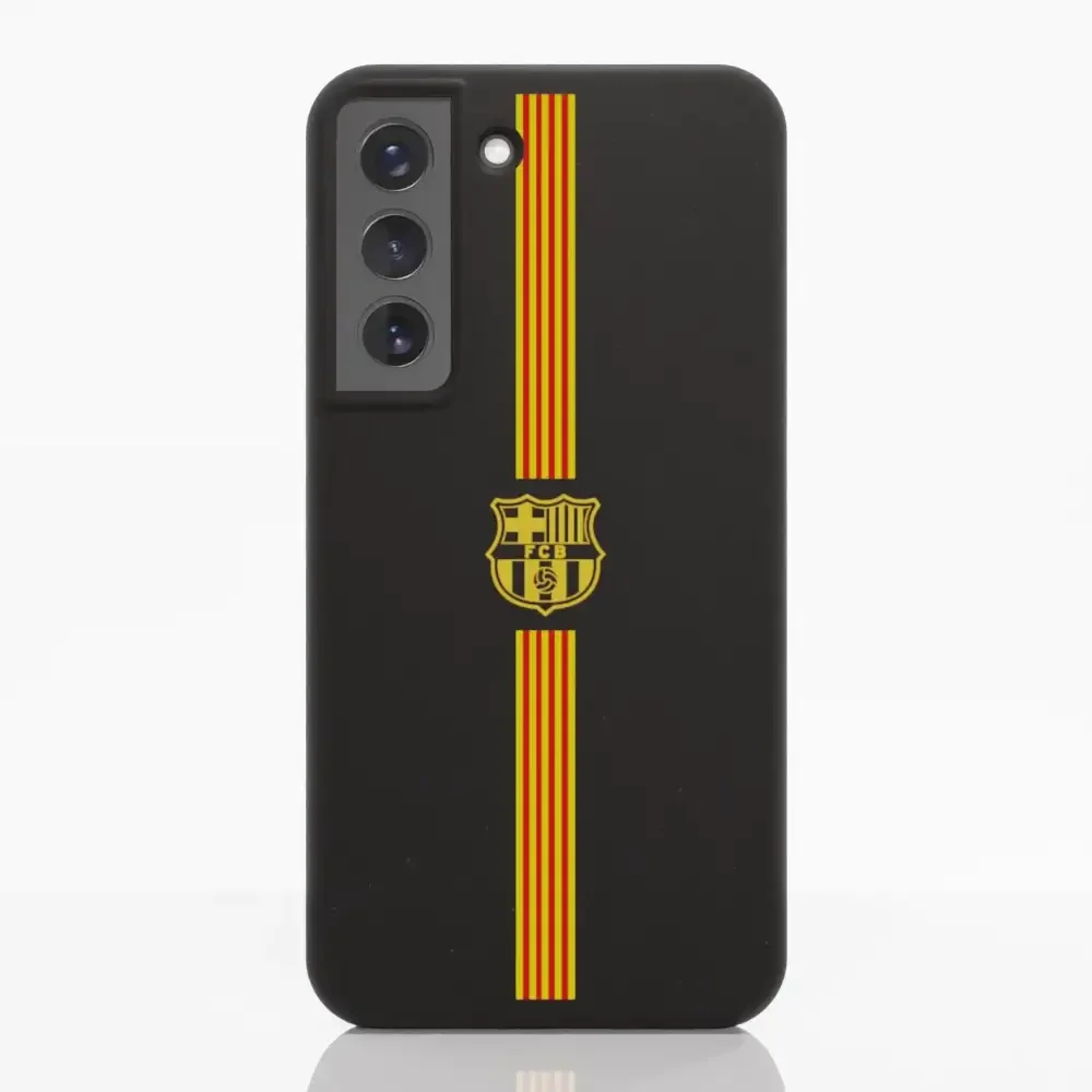 FC Barcelona Official Compostable Phone Case Yellow crest + stripes - Image 32
