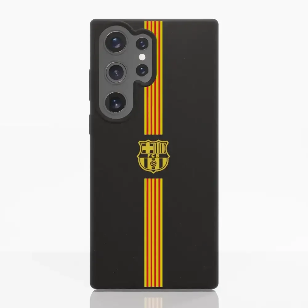 FC Barcelona Official Compostable Phone Case Yellow crest + stripes - Image 37