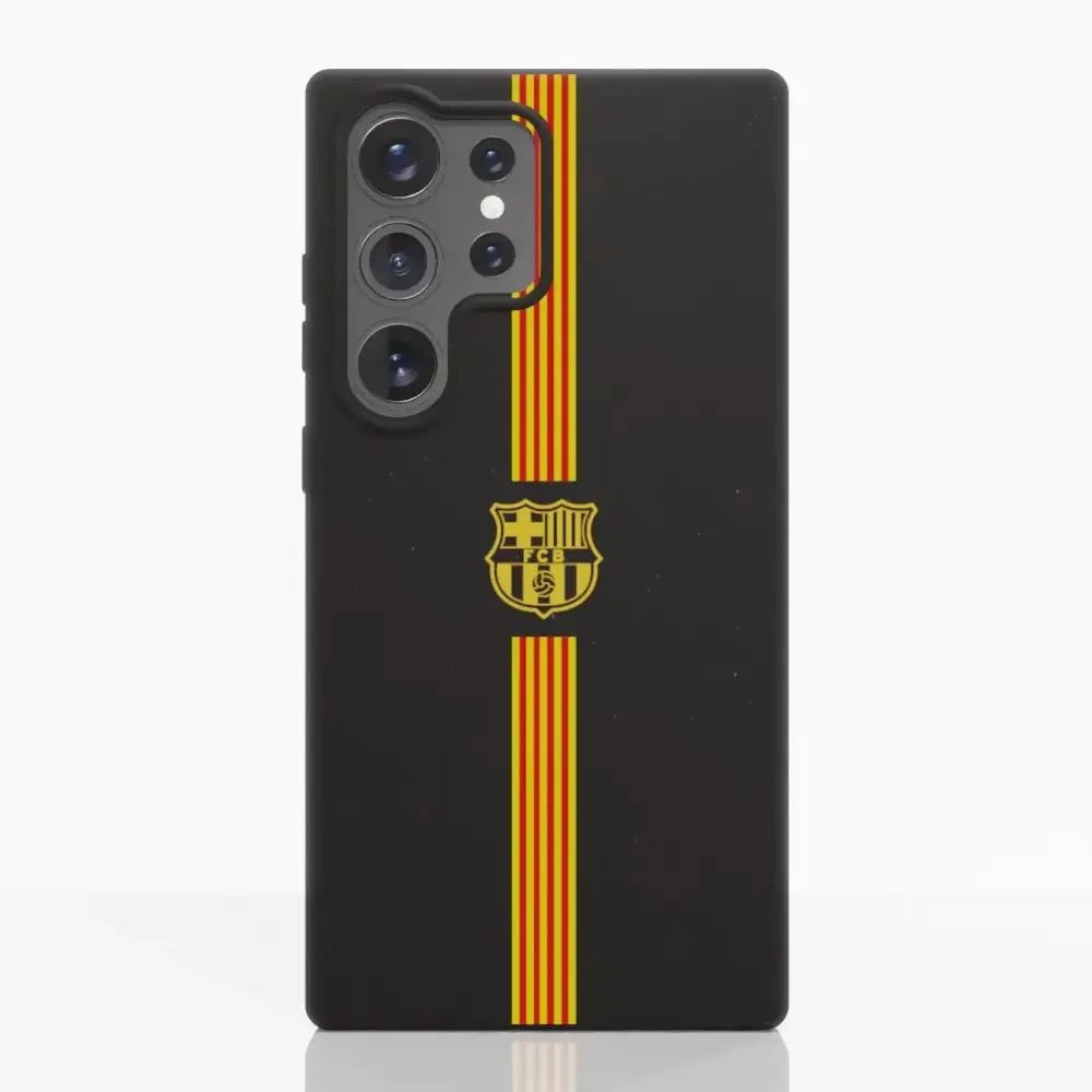 FC Barcelona Official Compostable Phone Case Yellow crest + stripes - Image 40