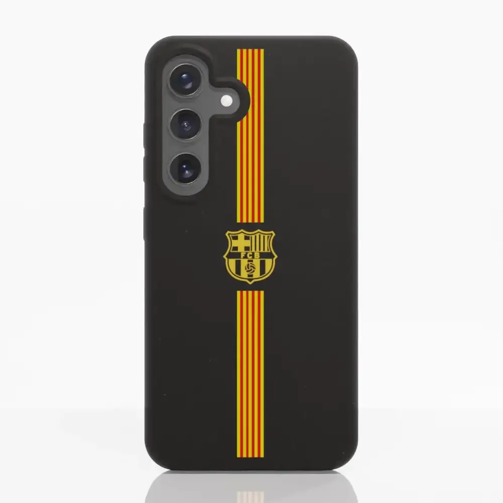 FC Barcelona Official Compostable Phone Case Yellow crest + stripes - Image 41