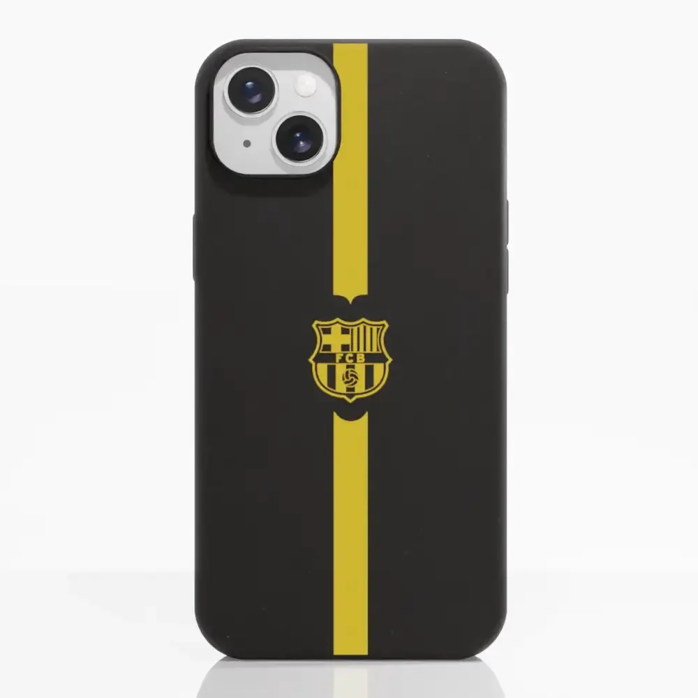 FC Barcelona Official Compostable Phone Case Minimal Yellow - Image 10