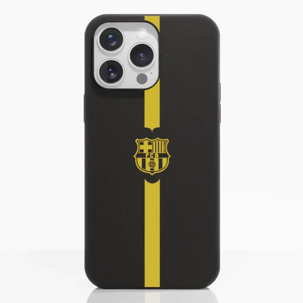 FC Barcelona Official Compostable Phone Case Minimal Yellow - Image 16