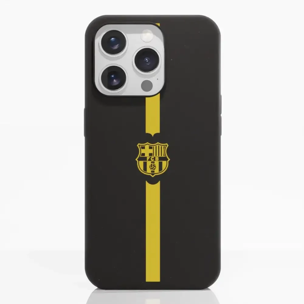 FC Barcelona Official Compostable Phone Case Minimal Yellow - Image 20