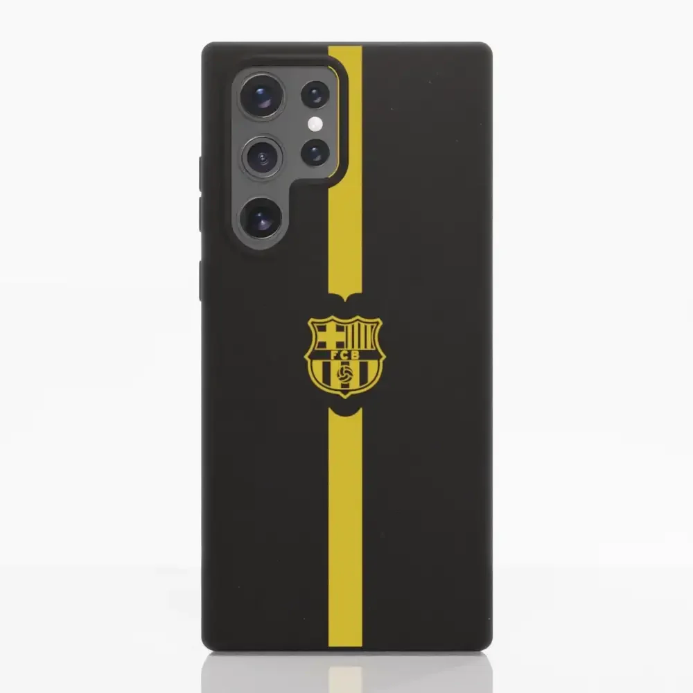 FC Barcelona Official Compostable Phone Case Minimal Yellow - Image 34