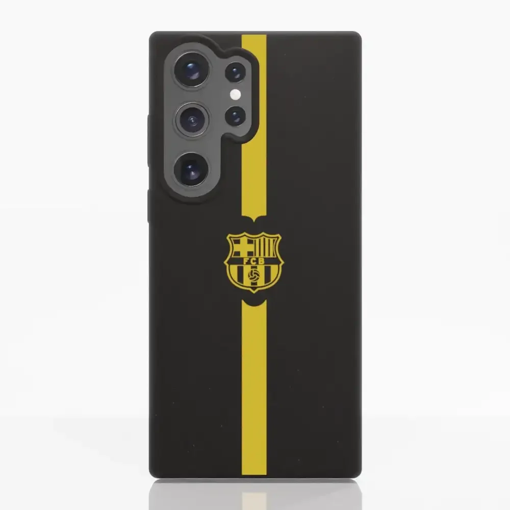 FC Barcelona Official Compostable Phone Case Minimal Yellow - Image 37