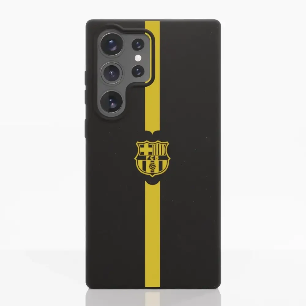 FC Barcelona Official Compostable Phone Case Minimal Yellow - Image 43