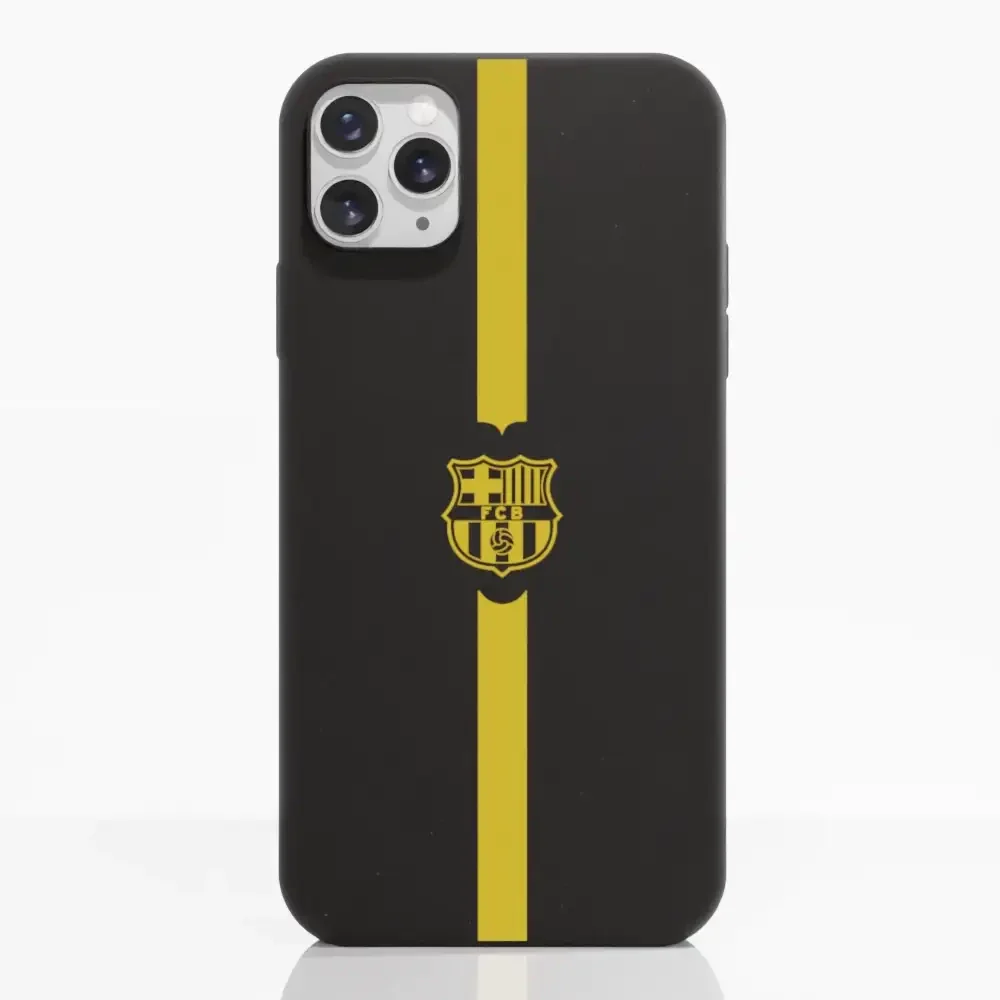 FC Barcelona Official Compostable Phone Case Minimal Yellow - Image 44