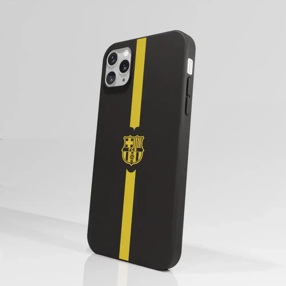 FC Barcelona Official Compostable Phone Case Minimal Yellow - Image 47