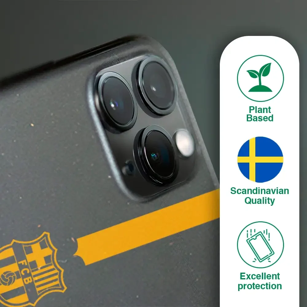 FC Barcelona Official Compostable Phone Case Minimal Yellow - Image 83