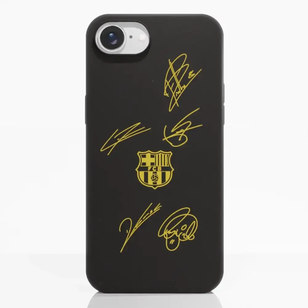 FC Barcelona Official Compostable Phone Case Design Yellow signatures - Image 18