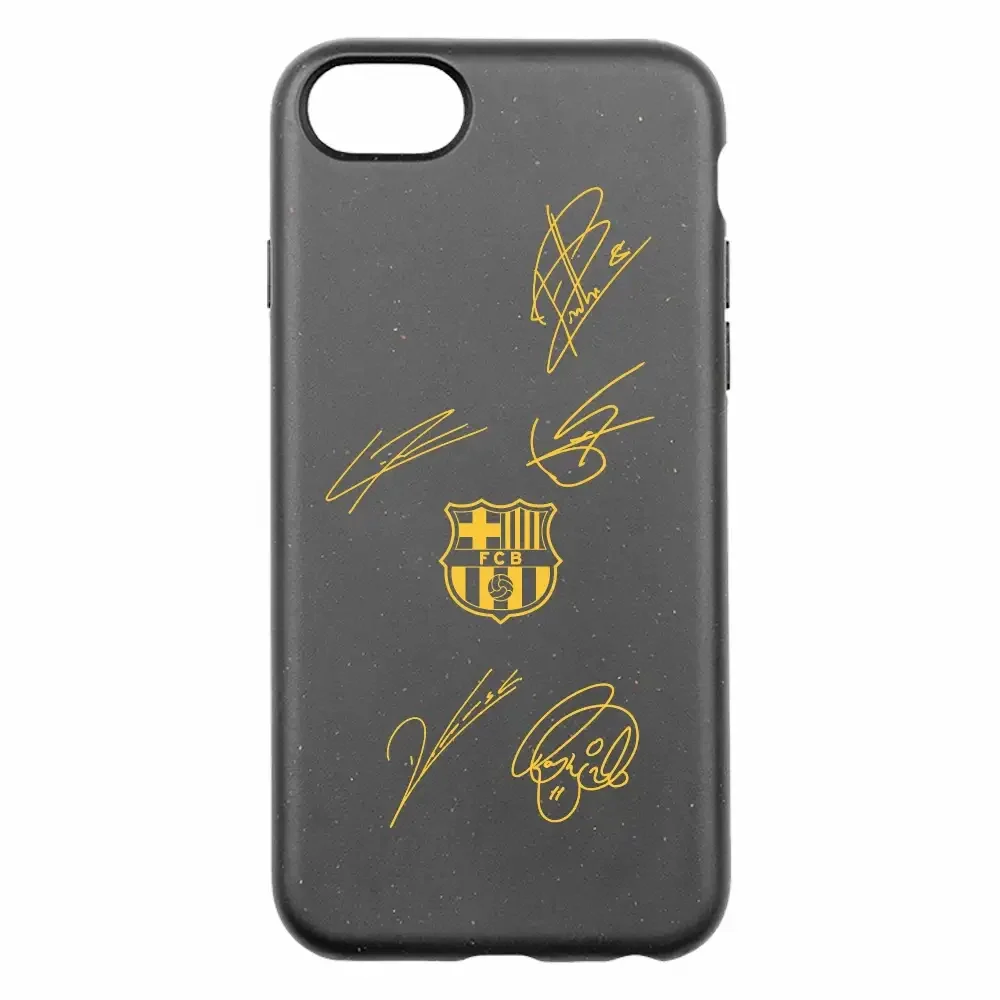 FC Barcelona Official Compostable Phone Case Design Yellow signatures - Image 26
