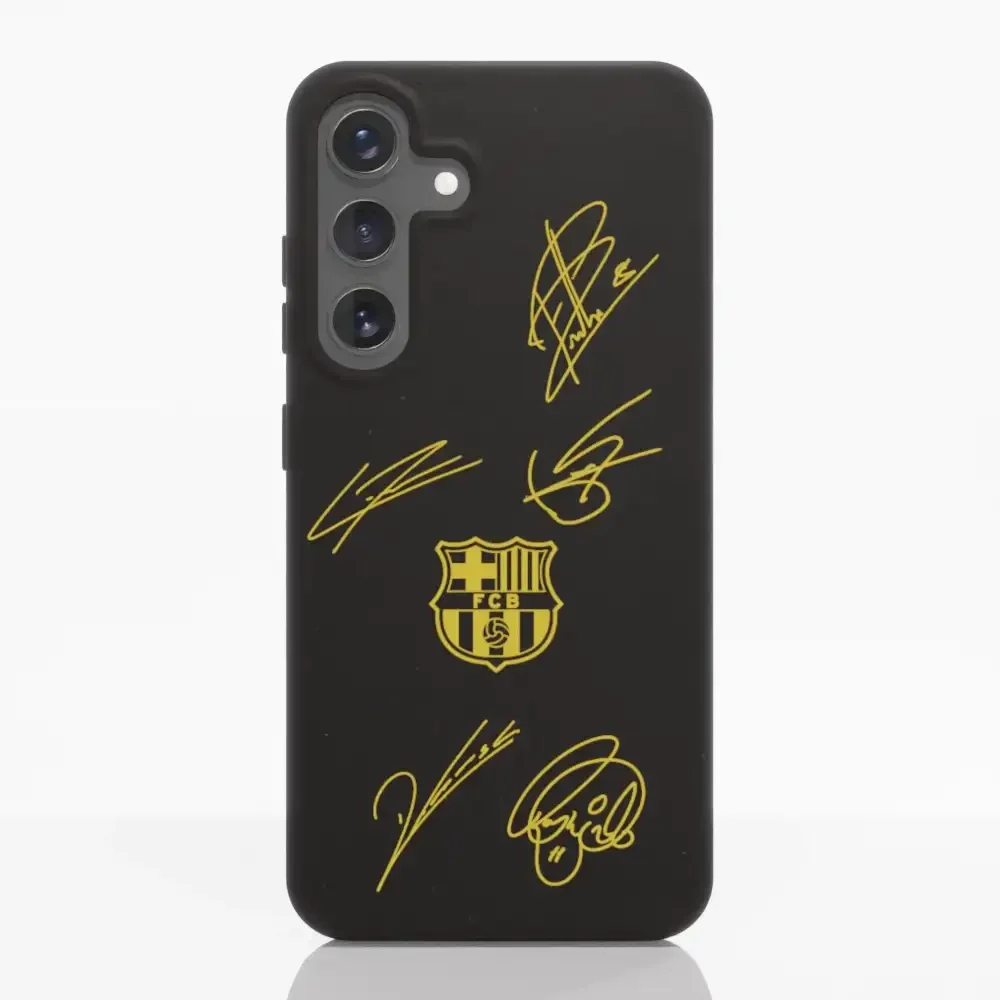 FC Barcelona Official Compostable Phone Case Design Yellow signatures - Image 42
