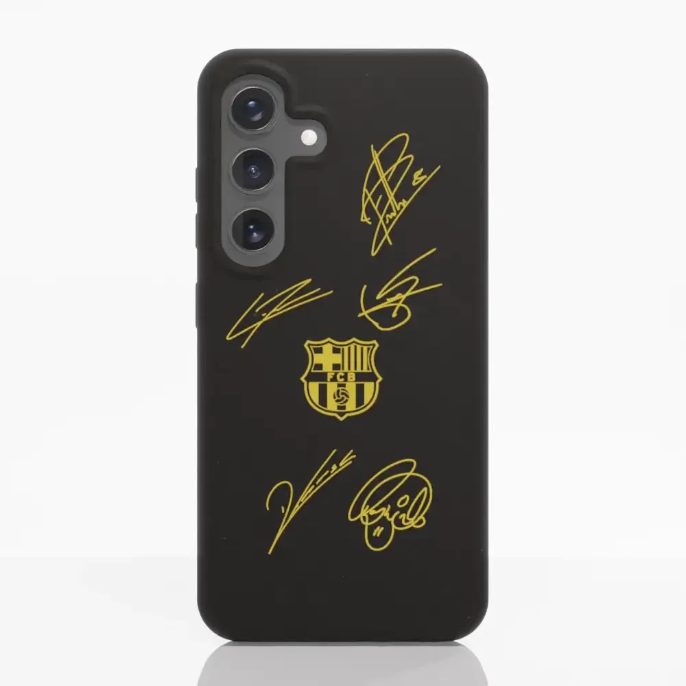 FC Barcelona Official Compostable Phone Case Design Yellow signatures - Image 44