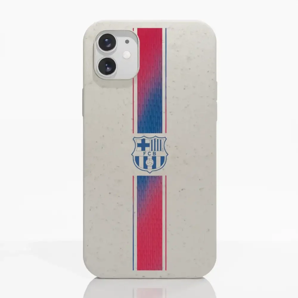FC Barcelona Official Compostable Phone Case Shirt Stripe