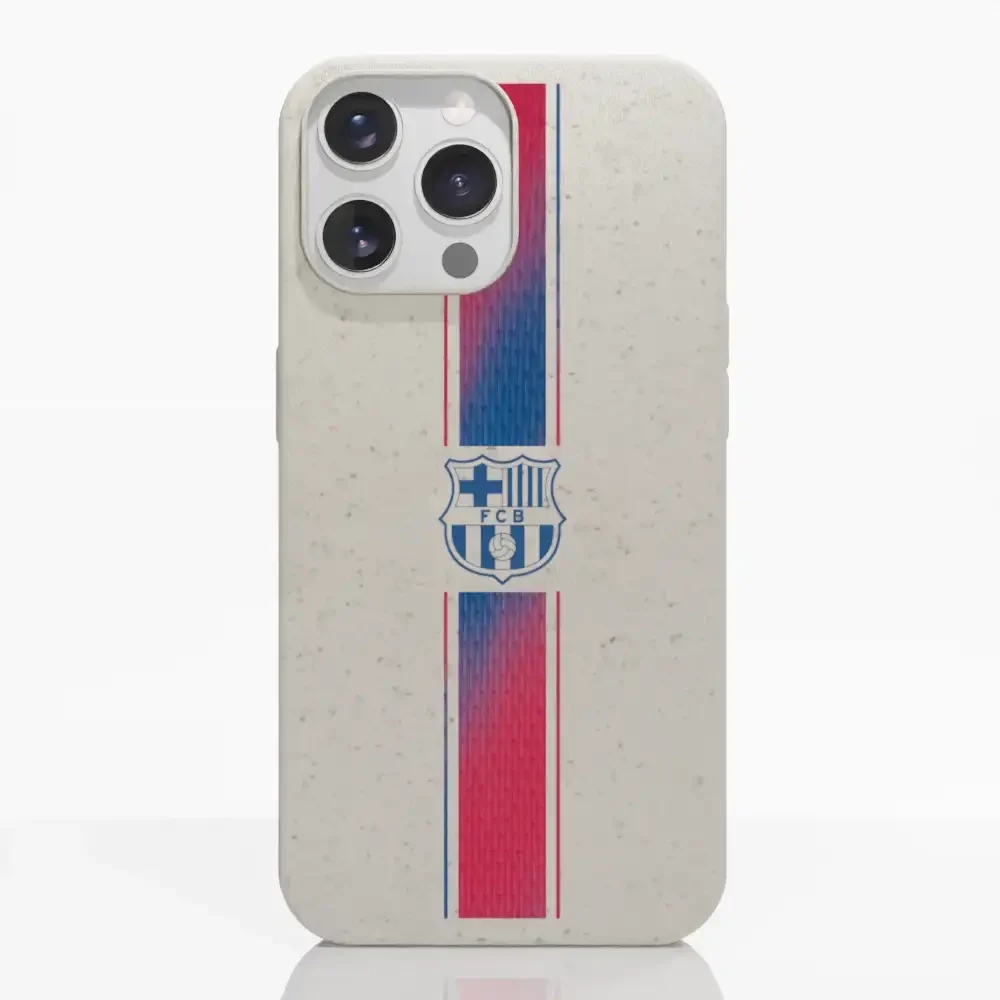 FC Barcelona Official Compostable Phone Case Shirt Stripe - Image 12