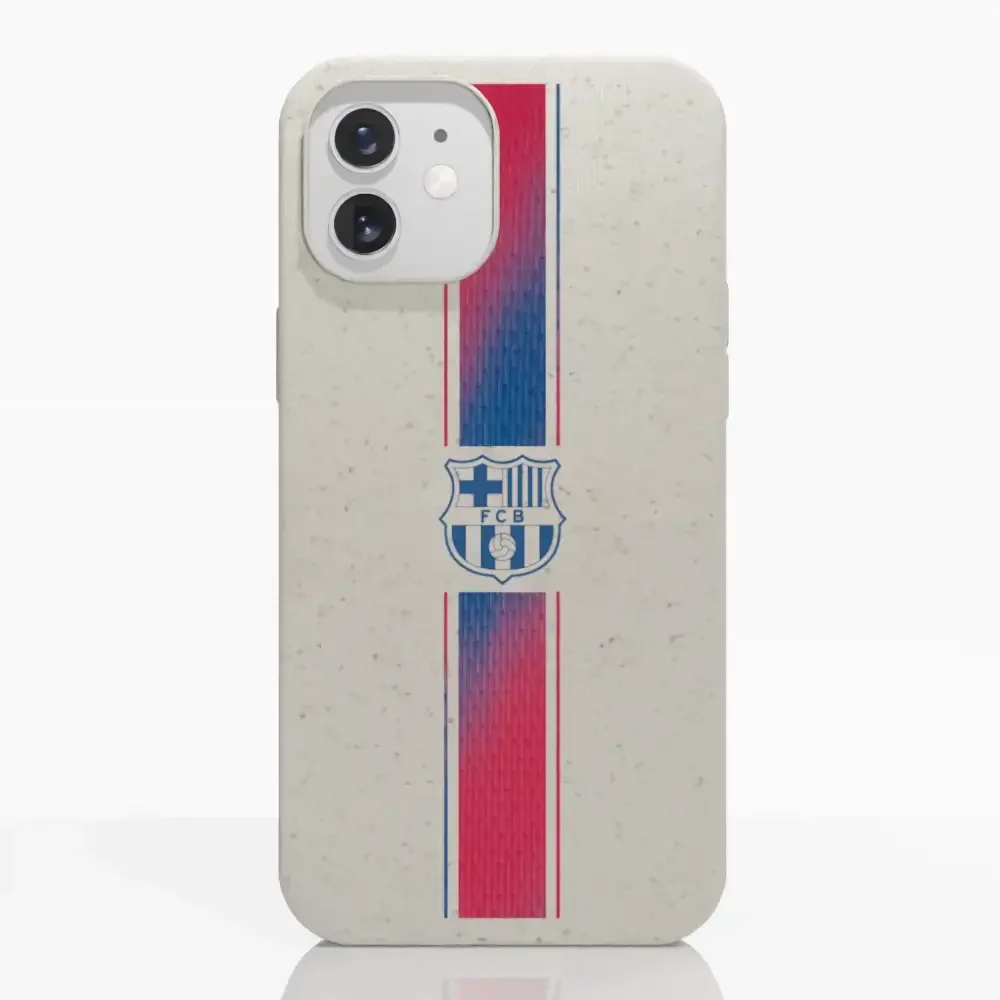 FC Barcelona Official Compostable Phone Case Shirt Stripe - Image 4