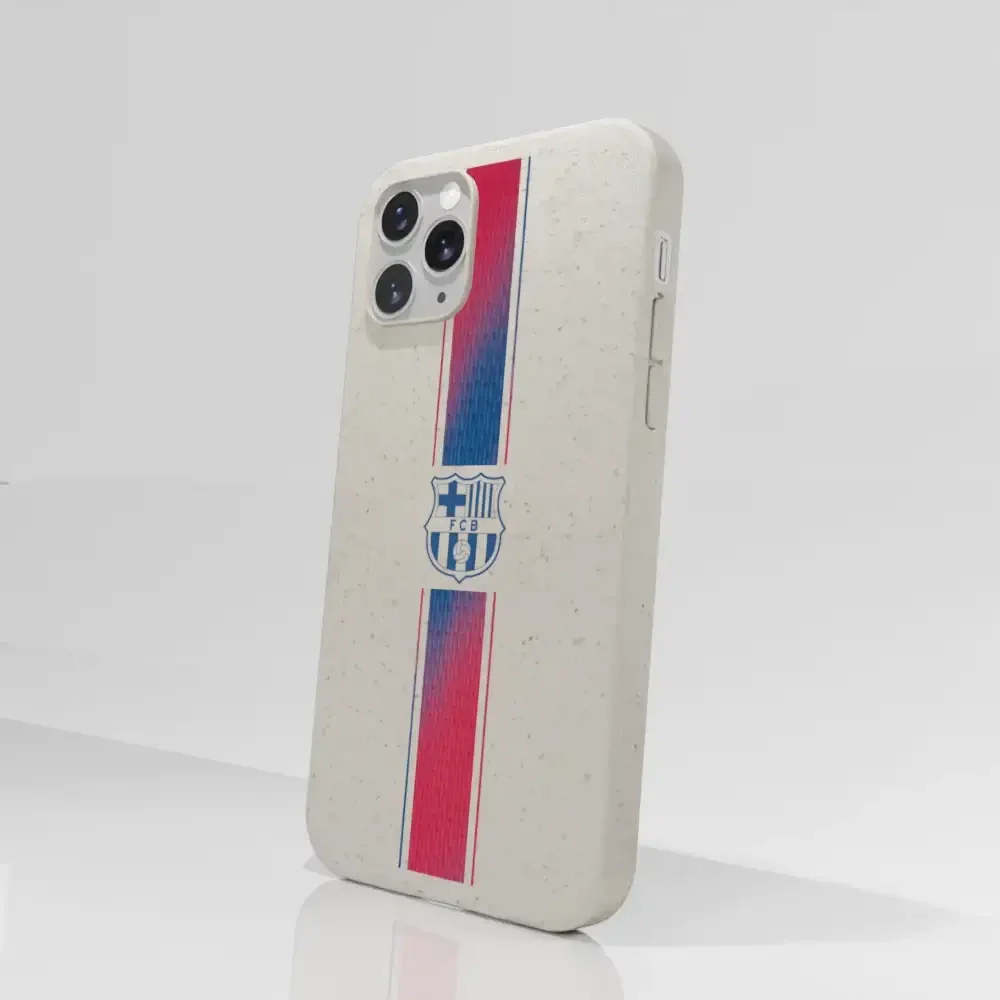 FC Barcelona Official Compostable Phone Case Shirt Stripe - Image 49