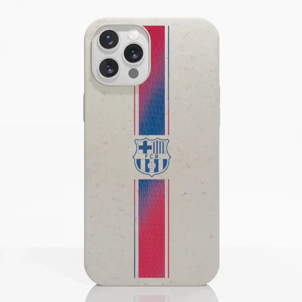 FC Barcelona Official Compostable Phone Case Shirt Stripe - Image 5