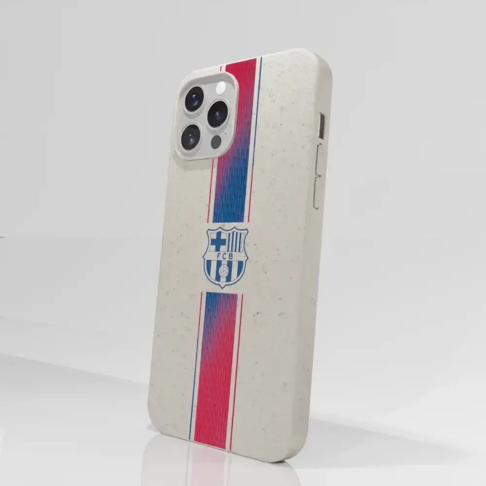 FC Barcelona Official Compostable Phone Case Shirt Stripe - Image 53