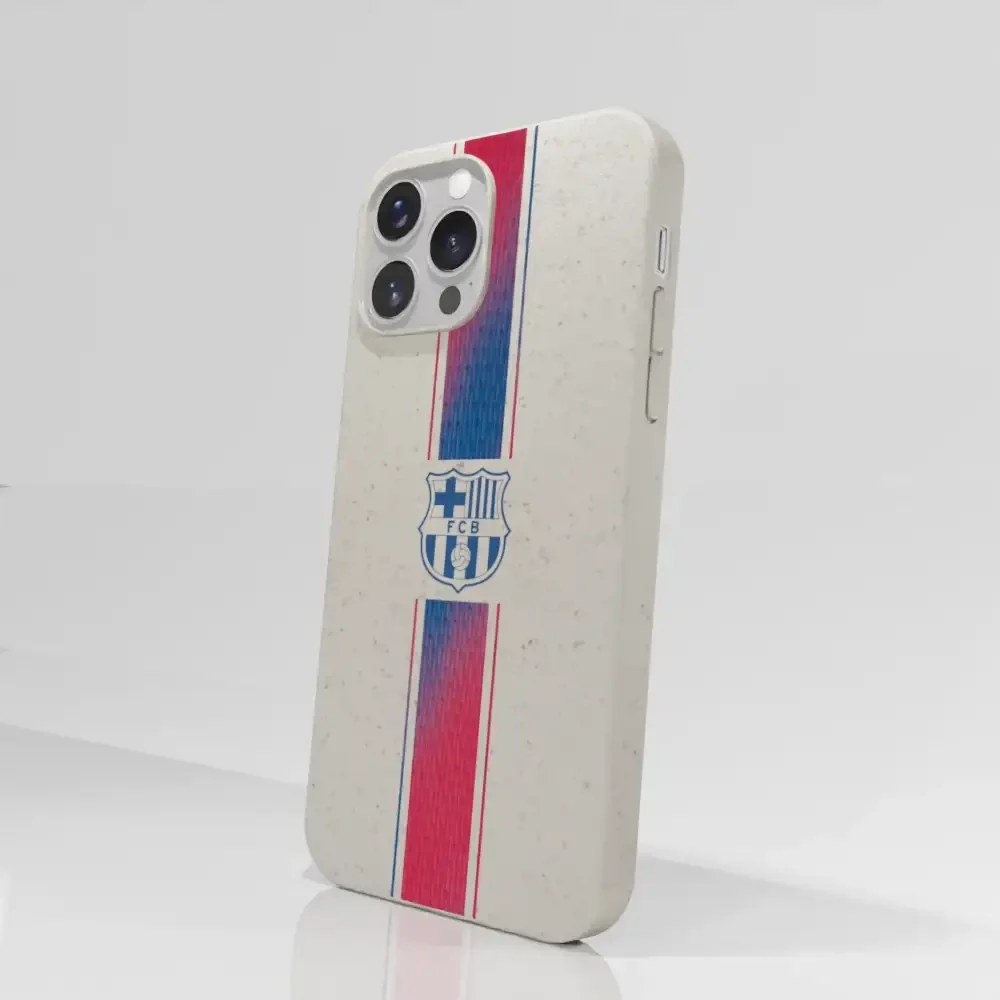 FC Barcelona Official Compostable Phone Case Shirt Stripe - Image 56