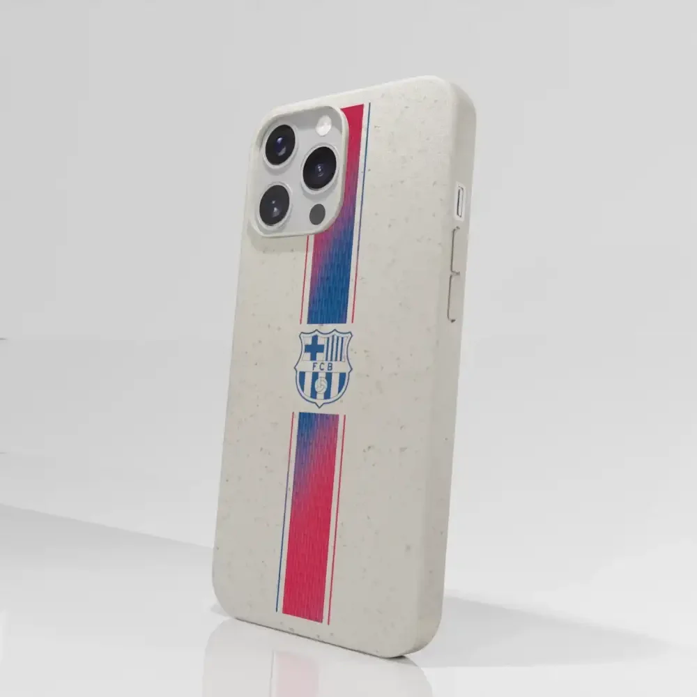 FC Barcelona Official Compostable Phone Case Shirt Stripe - Image 59