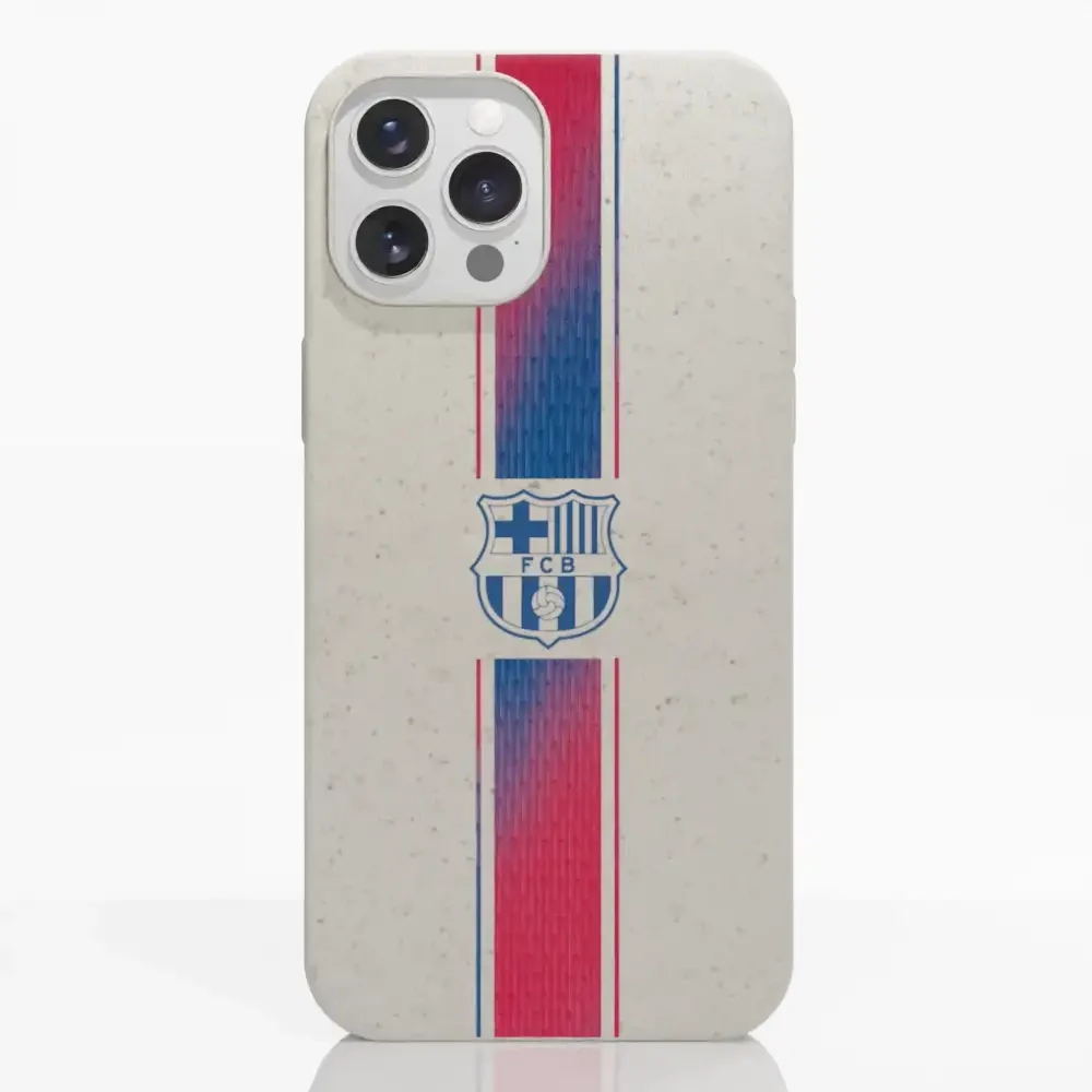 FC Barcelona Official Compostable Phone Case Shirt Stripe - Image 6