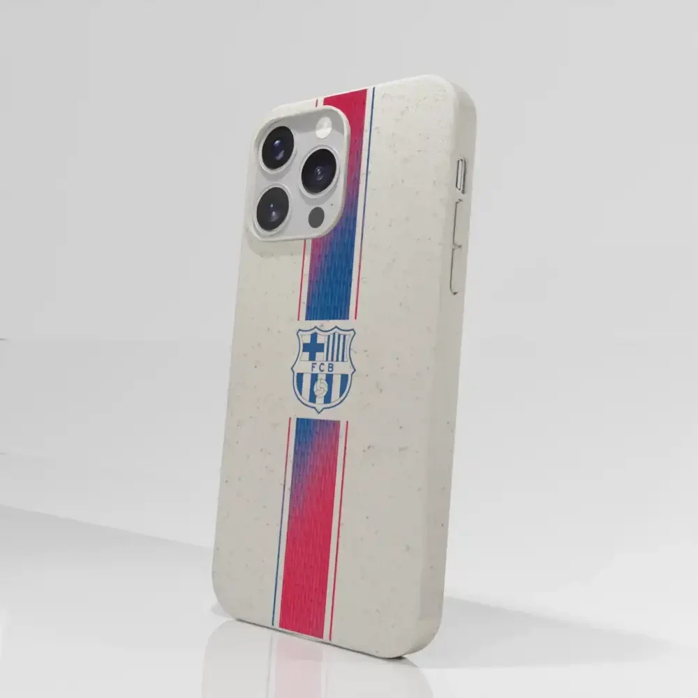 FC Barcelona Official Compostable Phone Case Shirt Stripe - Image 60