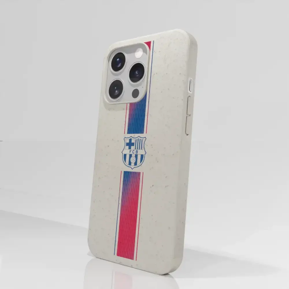 FC Barcelona Official Compostable Phone Case Shirt Stripe - Image 63