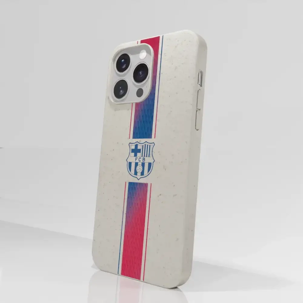 FC Barcelona Official Compostable Phone Case Shirt Stripe - Image 64