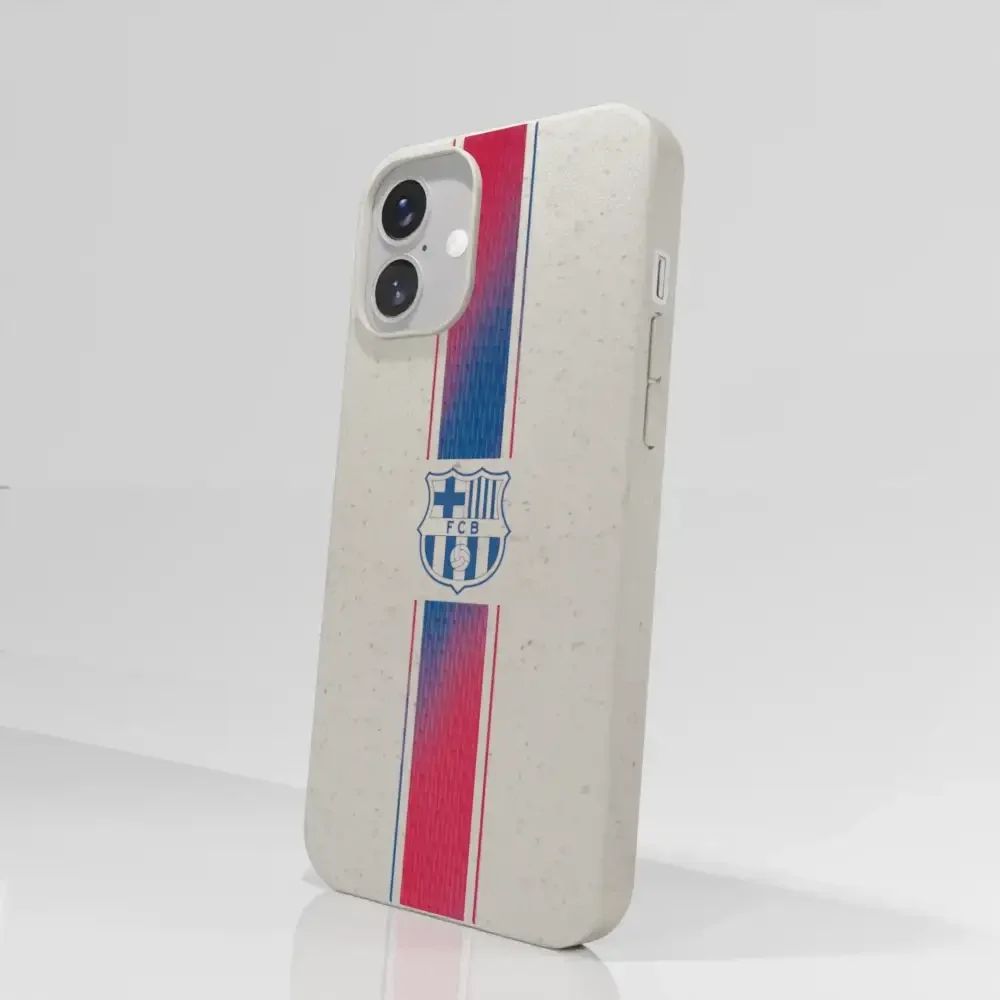 FC Barcelona Official Compostable Phone Case Shirt Stripe - Image 67