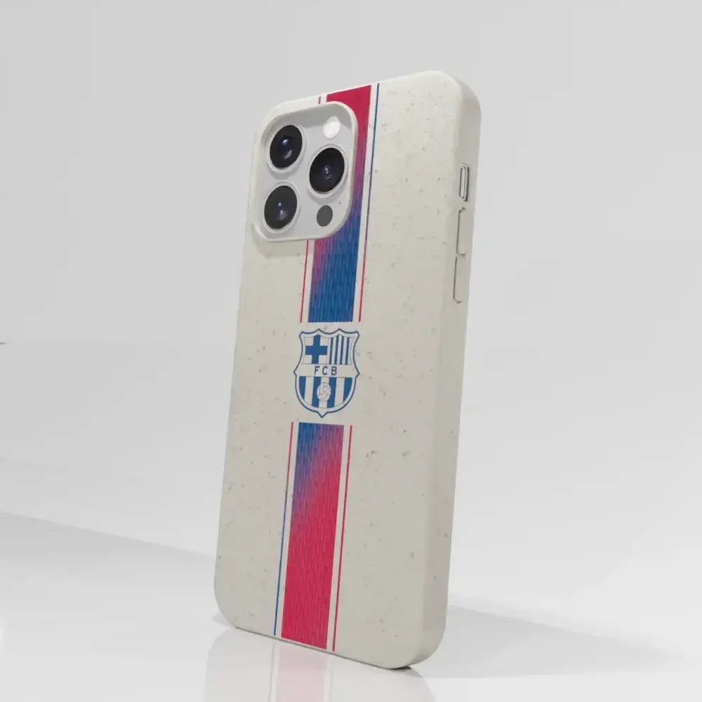 FC Barcelona Official Compostable Phone Case Shirt Stripe - Image 68