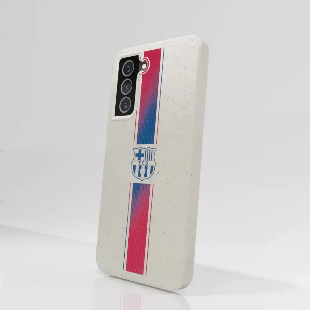 FC Barcelona Official Compostable Phone Case Shirt Stripe - Image 69