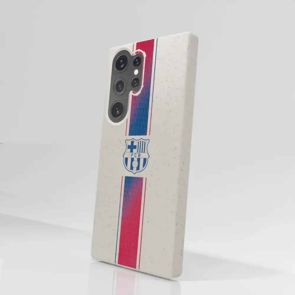 FC Barcelona Official Compostable Phone Case Shirt Stripe - Image 77