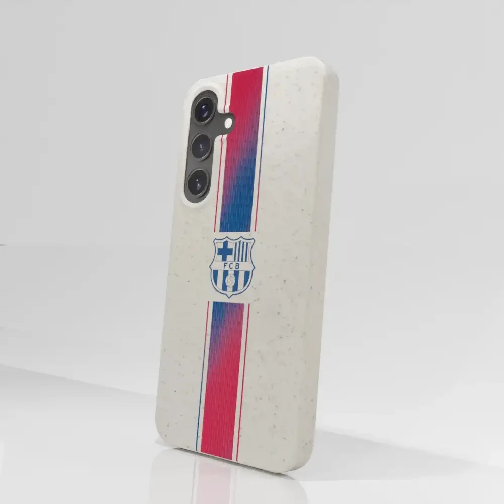 FC Barcelona Official Compostable Phone Case Shirt Stripe - Image 79
