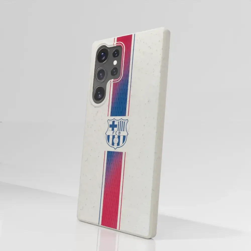 FC Barcelona Official Compostable Phone Case Shirt Stripe - Image 80