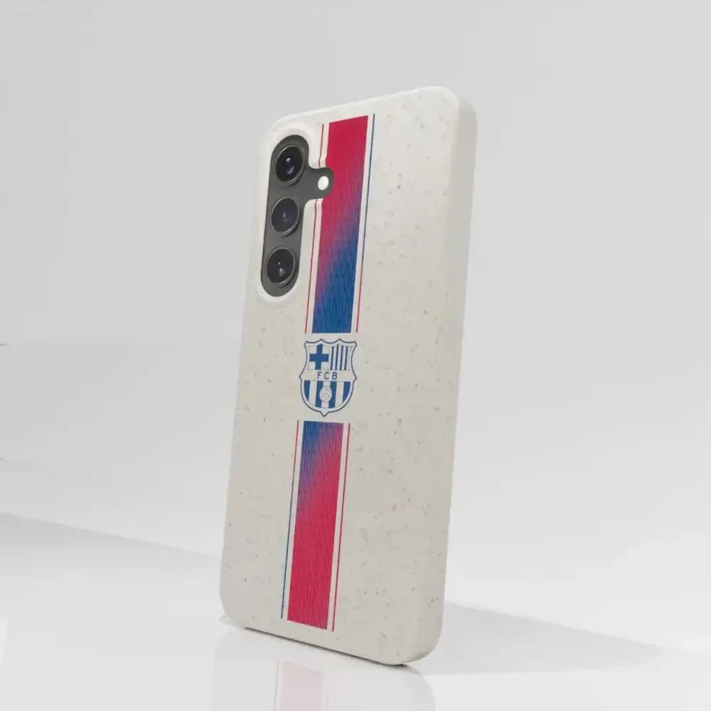 FC Barcelona Official Compostable Phone Case Shirt Stripe - Image 81