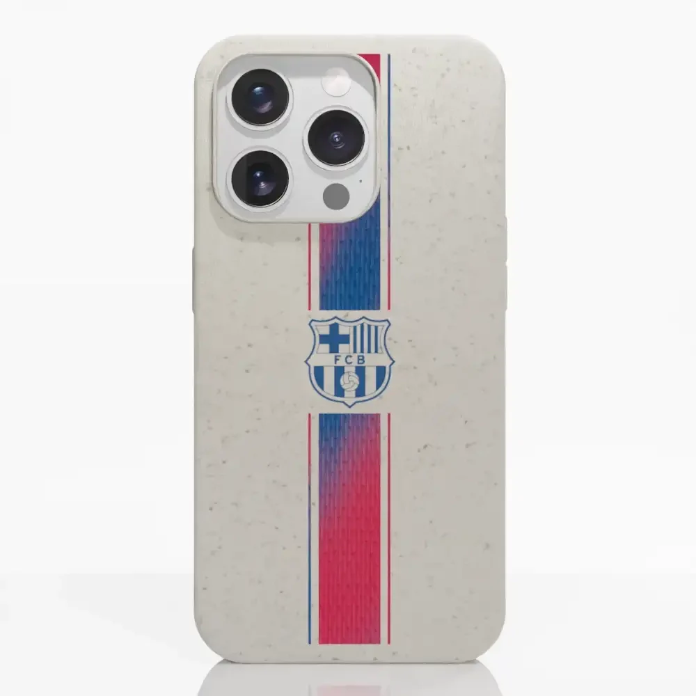FC Barcelona Official Compostable Phone Case Shirt Stripe - Image 84