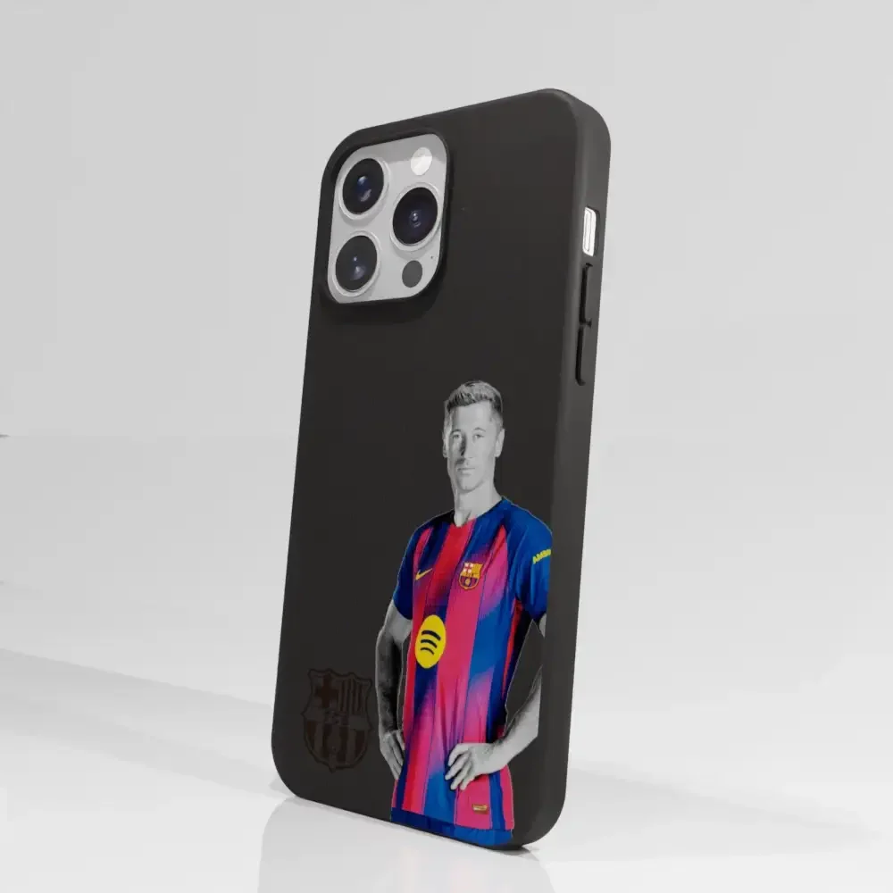 FC Barcelona Official Compostable Phone Case Lewandowski - Image 64