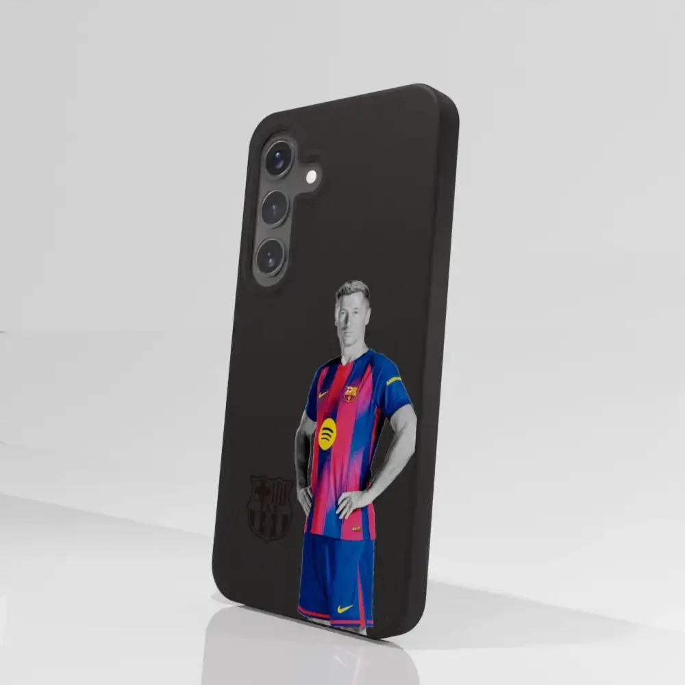 FC Barcelona Official Compostable Phone Case Lewandowski - Image 81